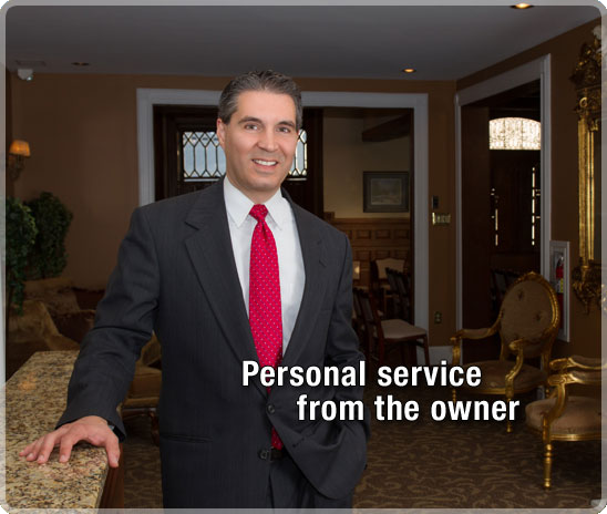 Personal service from the owner